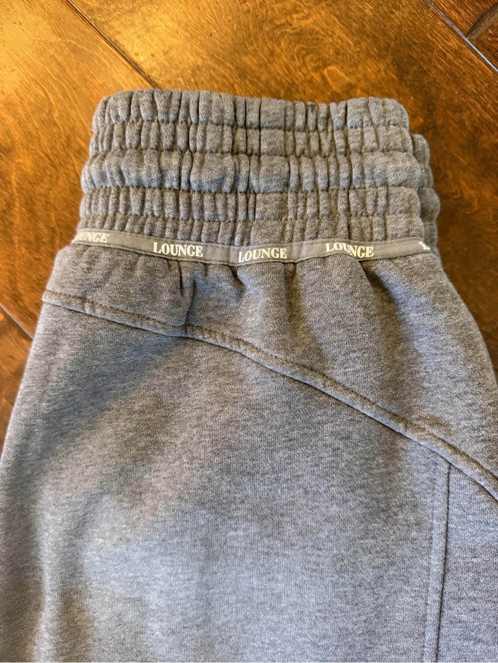 Lounge Apparel - Gray High-Waist Jogger Pants